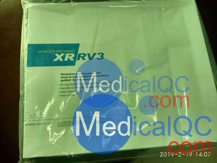Gafchromic XR-RV3皮膚劑量QA免沖洗膠片,Gafchromic XR-RV3膠片
