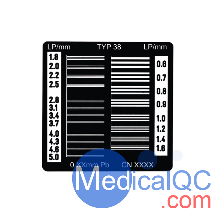 Type38高分辨測(cè)試卡，Type 81高分辨測(cè)試卡，X射線(xiàn)檢測(cè)用線(xiàn)對(duì)卡