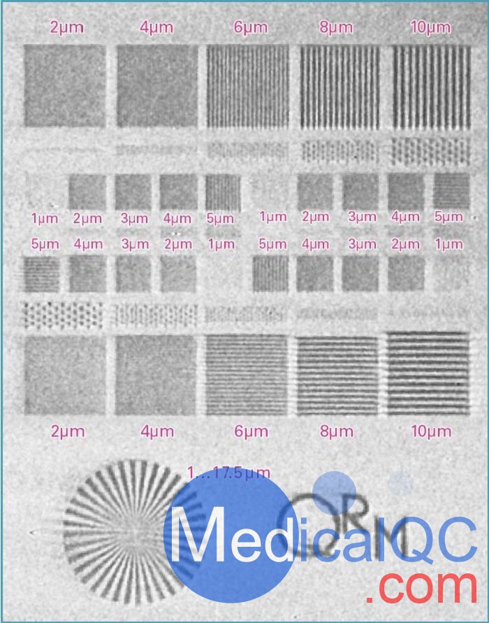 QRM-MicroCT-Barpattern-NANO,MicroCT-Barpattern-NANO測(cè)試卡,micro-CT,nano-CT,微型CT測(cè)試模體,納米顯微CT柱狀測(cè)試卡