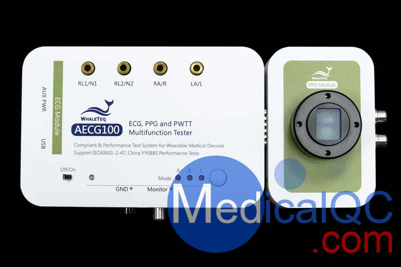 whaleteq AECG100脈搏血氧心電測試儀，AECG100穿戴式脈搏血氧及心電測試裝置