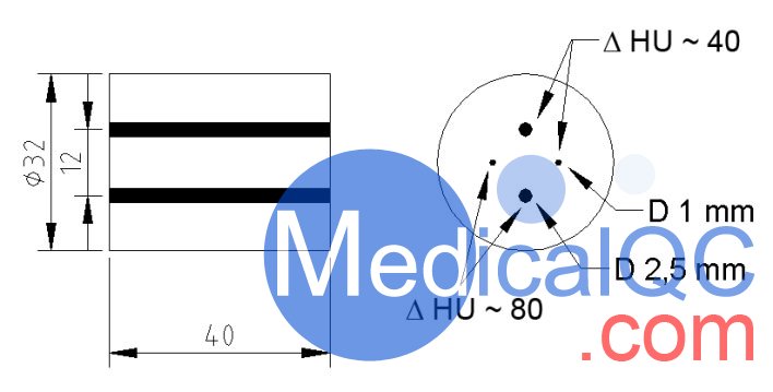 QRM Micro-CT低對比度模體，QRM-MicroCT-LC低對比度模體