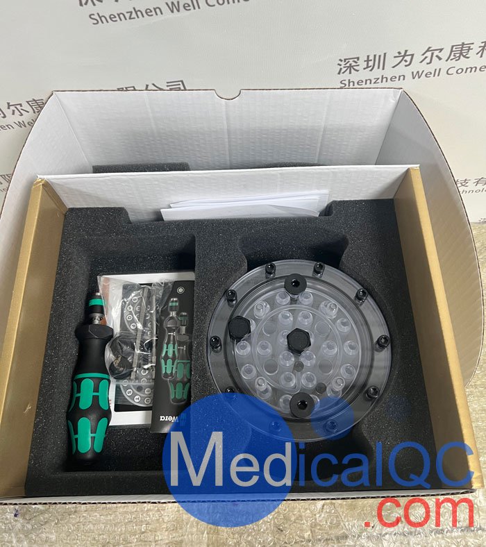 MultiSample 120E MRI定量模體，MultiSample 120E弛豫測量模體實(shí)拍圖